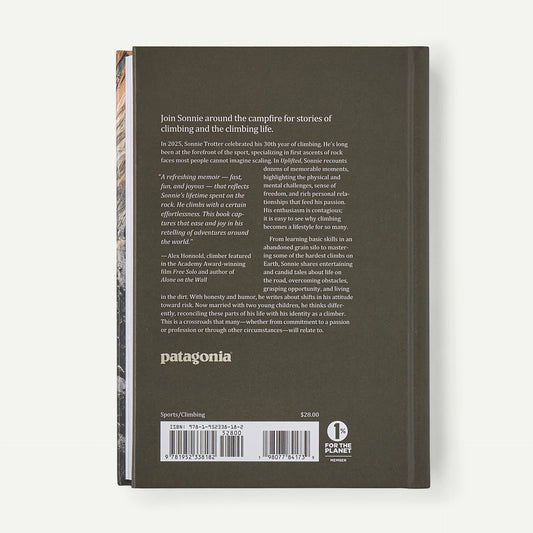 Uplifted: The Evolution of a Climbing Life (hardcover, published by Patagonia)