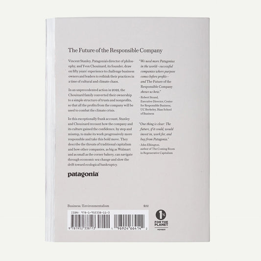 The Future of the Responsible Company: What We've Learned from Patagonia's First 50 Years (paperback, published by Patagonia)