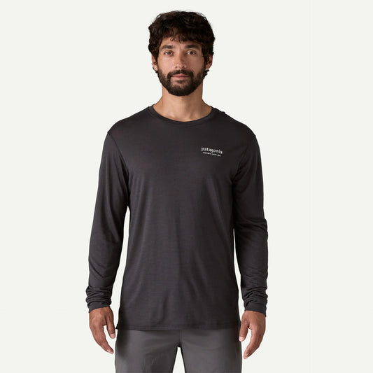 M's Long-Sleeved Capilene® Cool Merino-Blend Graphic Shirt