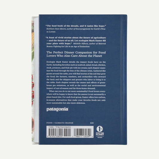The Blue Plate: A Food Lover's Guide to Climate Chaos (hardcover, published by Patagonia)