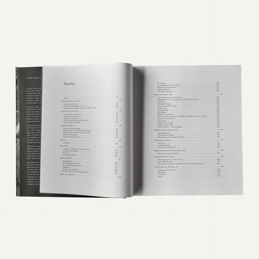 Some Stories: Lessons from the Edge of Business and Sport by Yvon Chouinard (hardcover book published by Patagonia)
