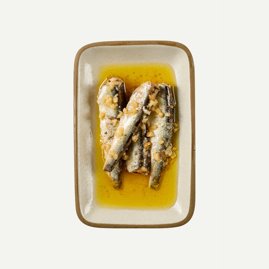 Roasted Garlic Spanish White Anchovies