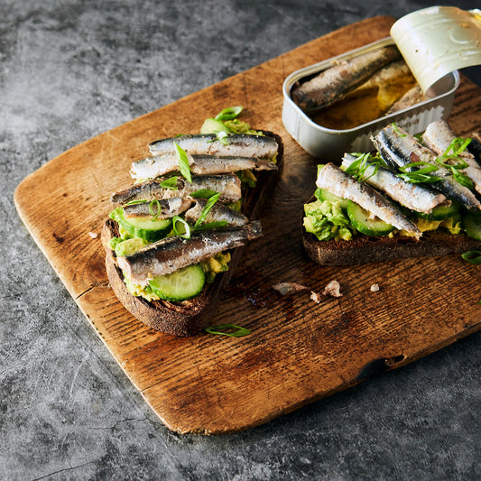 Roasted Garlic Spanish White Anchovies