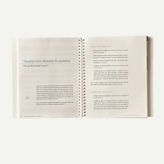The New Alpinism Training Log by Steve House and Scott Johnston (Patagonia spiral bound paperback)